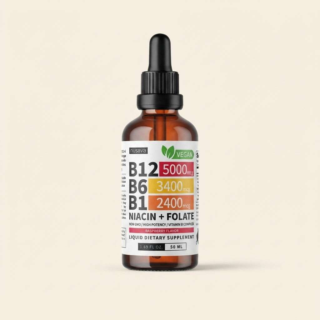 Gotas Vitamina B12, B6, B1 y Ácido Fólico