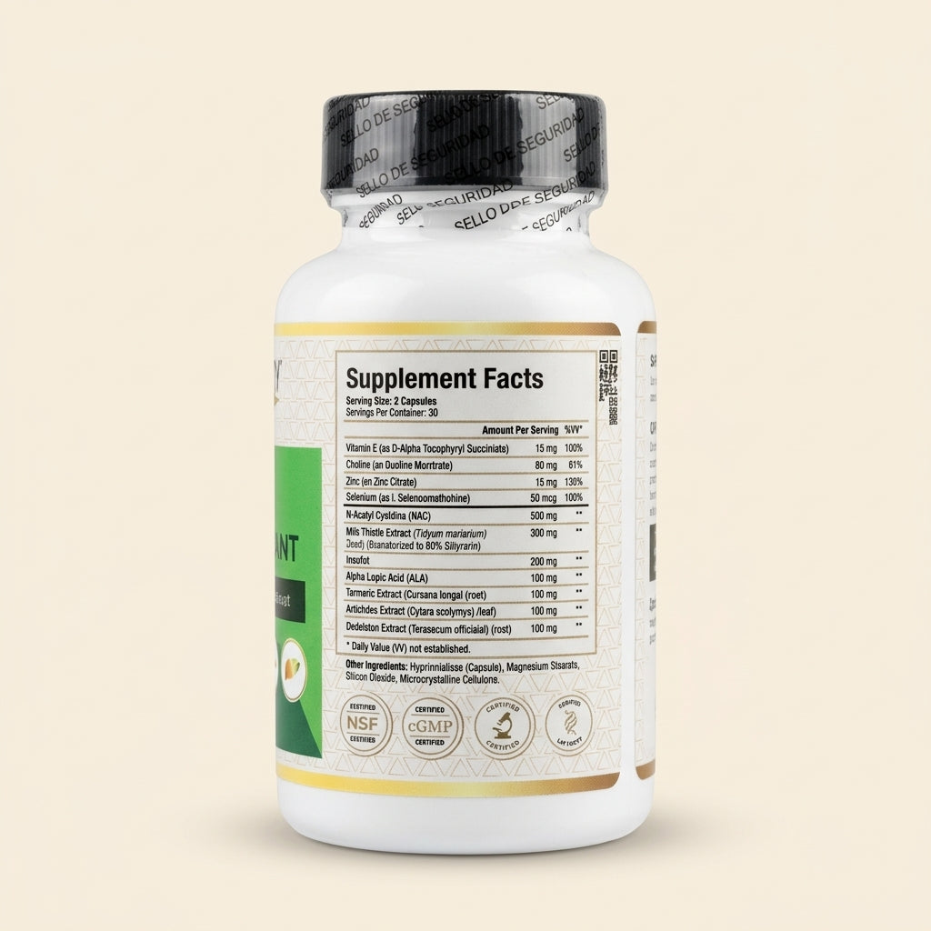 Liver Support — Detox & Cleanse (60 cápsulas)
